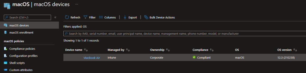 Default macOS device name example (user and model)